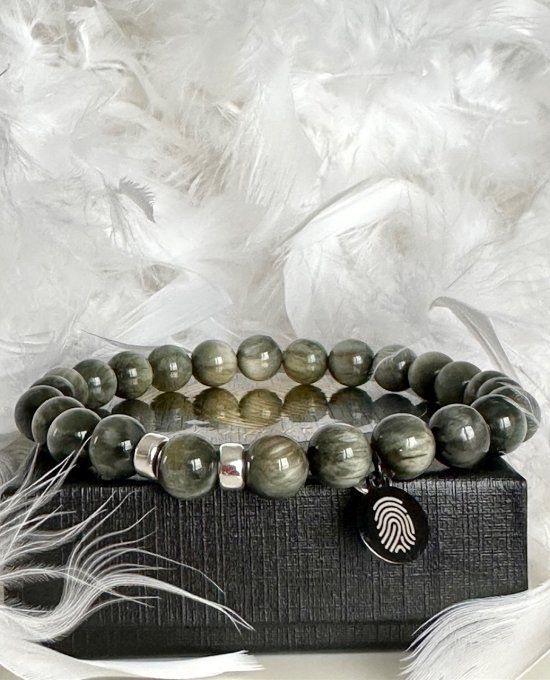 Œil de Faucon 8 millimètres - Argent